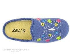 Zels 4523 Francia - Pantoufle Mule Femme Bleu Ciel - Papillon Et Fleurs -Chaussures Pour Femmes cd24607c73b9e66c561f35ea11d5d5ef img 9529.jpg 171050