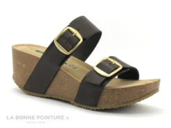 BioNatura 24A2178-I-Goitmo - Mule Cuir Marron Talon Haut Compense -Chaussures Pour Femmes cd24607c73b9e66c561f35ea11d5d5ef img 9667.jpg 171292