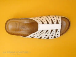 Karyoka IBOU Blanc - Mule Blanche - Talon Compense 9 Karyoka IBOU Blanc - Mule Blanche - Talon Compense -Chaussures Pour Femmes cd24607c73b9e66c561f35ea11d5d5ef img 9792.jpg 159651