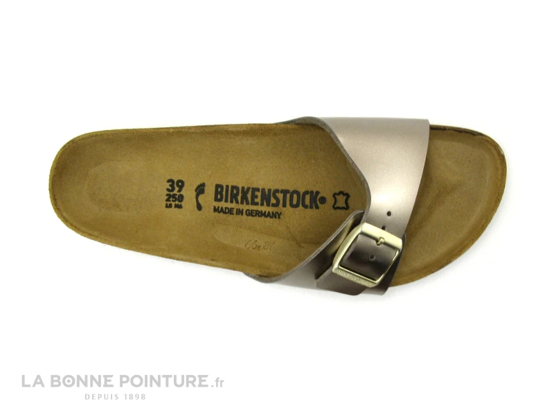 Birkenstock MADRID Birko Electric Metallic Taupe - BK1013927 - Mule F 7 Birkenstock MADRID Birko Electric Metallic Taupe - BK1013927 - Mule F - Image 5