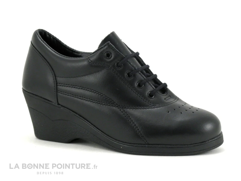 Bopy LUCIE Noir - Chaussure Compensee 3 Bopy LUCIE Noir - Chaussure Compensee
