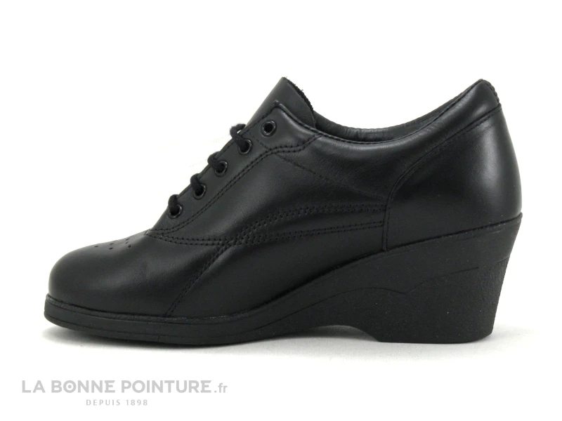Bopy LUCIE Noir - Chaussure Compensee 5 Bopy LUCIE Noir - Chaussure Compensee - Image 3