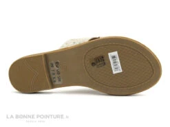 The Divine Factory HW4625 Blanc Argent Beige - Mule Plate Femme -Chaussures Pour Femmes cd24607c73b9e66c561f35ea11d5d5ef img 9958.jpg 171450